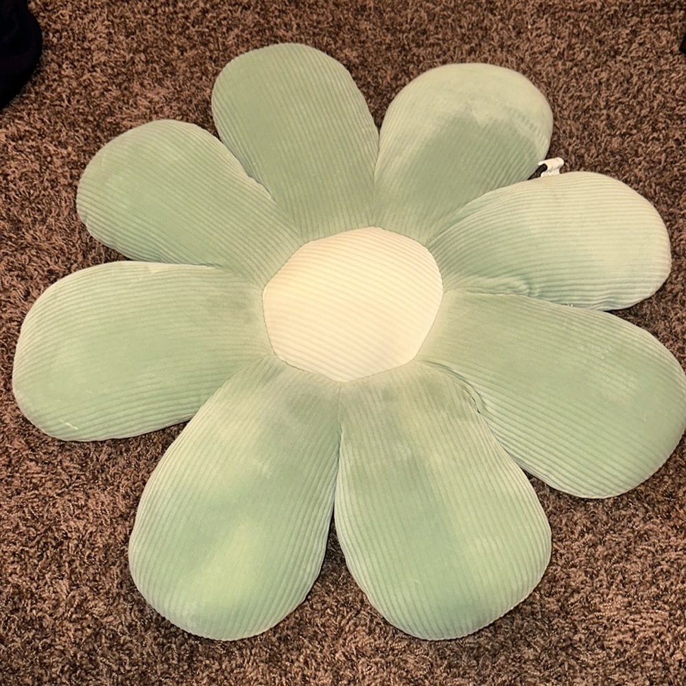 Flower chair cushion